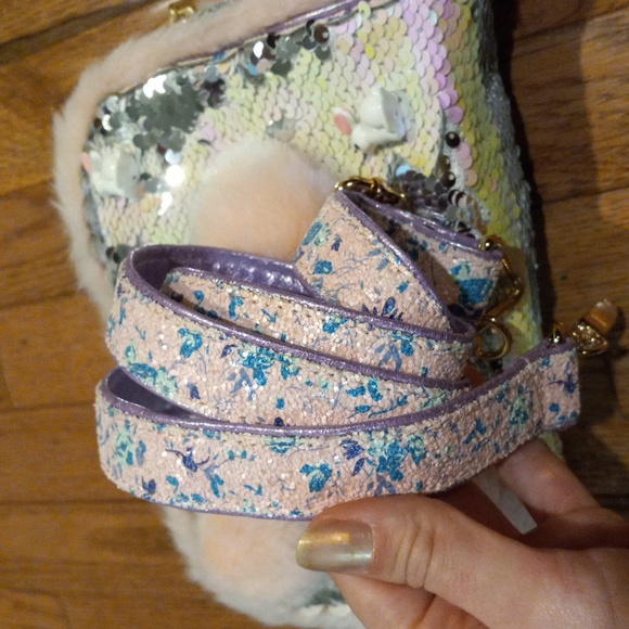 Bunnies and Puffballs Sequin Irregular Choice Bag - Picture 13 of 13
